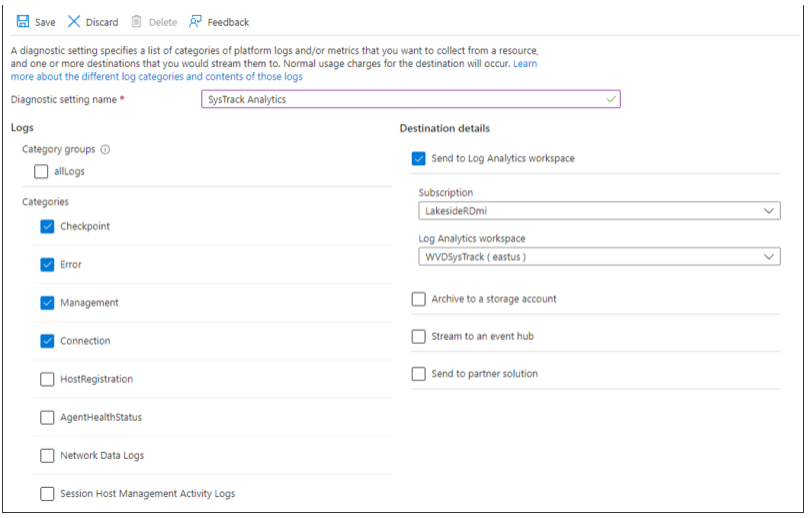 Azure SysTrack Analytics